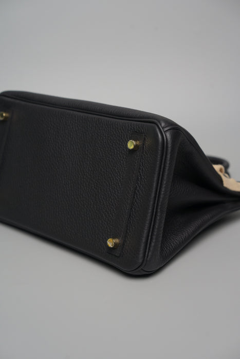 Hermes Birkin 30 in Black Togo Ghw (Brand New)