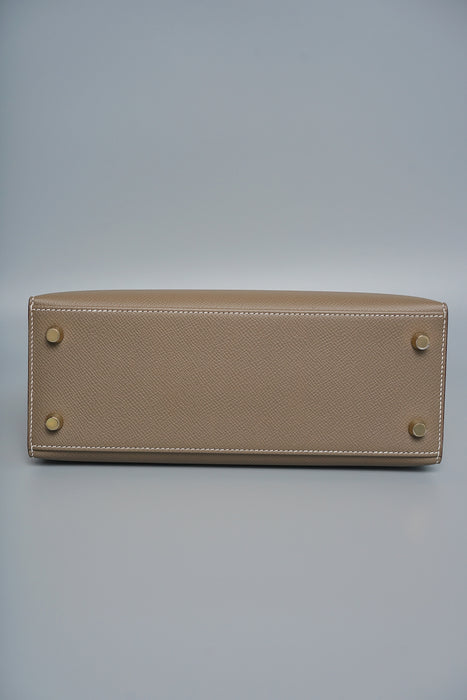 Hermes Kelly 25 Sellier in Etoupe ghw (Brand New)