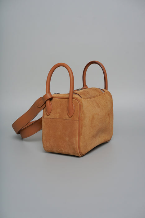 Hermes Grizzly Mini Lindy in Gold Phw