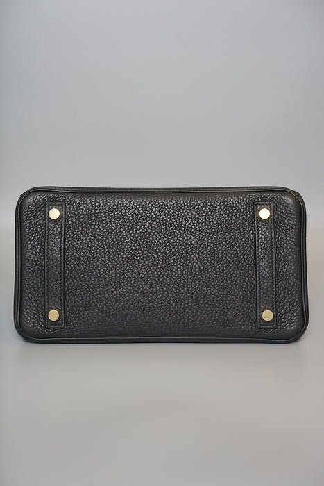 Hermes Birkin 25 Touch in Black Shiny Niloticus x Togo Ghw (Brand New)