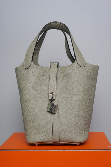 Hermes Picotin 18 in Sauge Phw (Brand New)