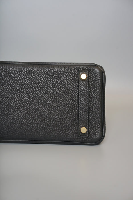 Hermes Birkin 25 Touch in Black Shiny Niloticus x Togo Ghw (Brand New)