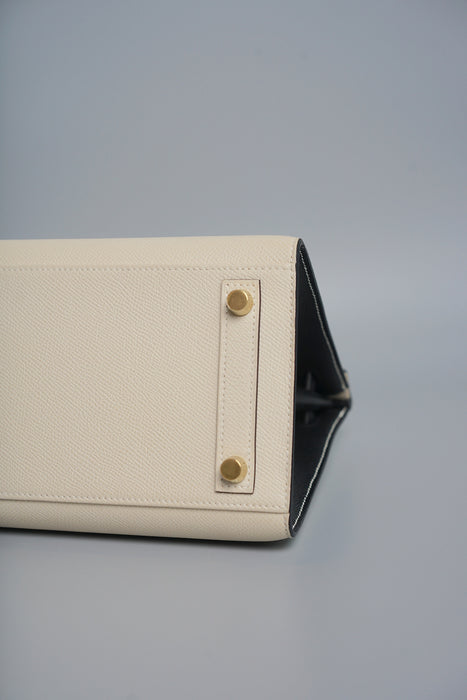 Hermes Birkin 25 HSS in Panda/Craie/Black Epsom Bghw
