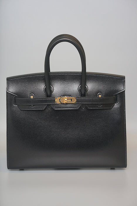 Hermes Birkin 25 Sellier in Black Box Ghw (Brand New)