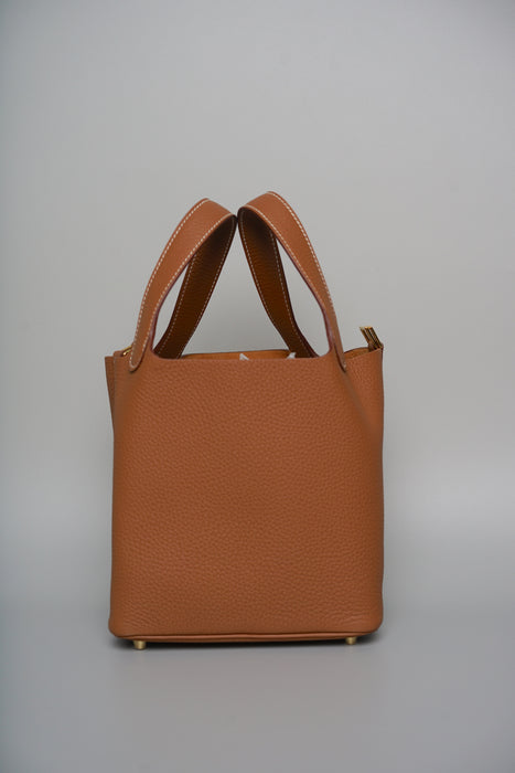 Hermes Picotin 18 in Gold Ghw (Brand New)