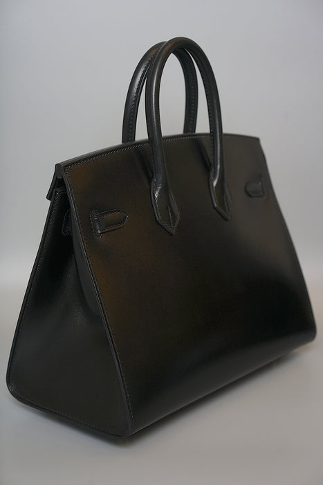 Hermes Birkin 25 Sellier in Black Box Ghw (Brand New)