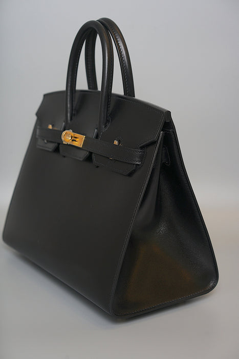 Hermes Birkin 25 Sellier in Black Box Ghw (Brand New)