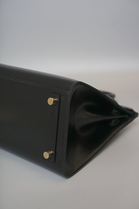 Hermes Birkin 25 Sellier in Black Box Ghw (Brand New)