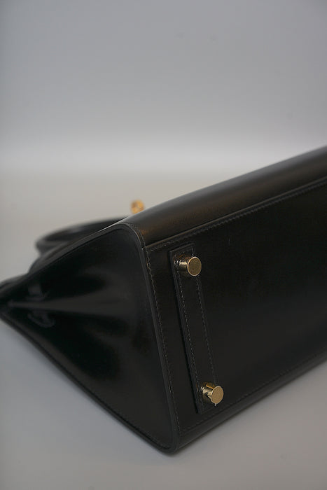 Hermes Birkin 25 Sellier in Black Box Ghw (Brand New)