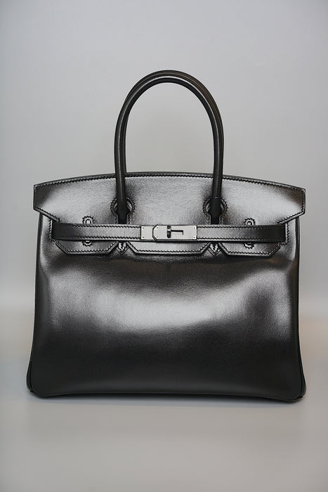 Hermes Birkin 30 in So Black Phw
