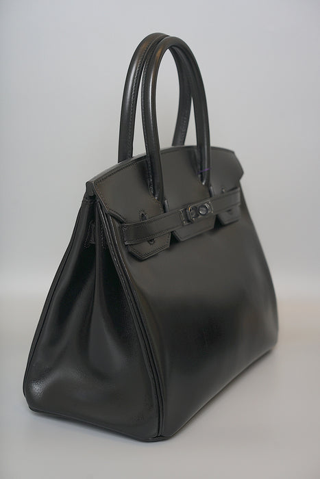 Hermes Birkin 30 in So Black Phw