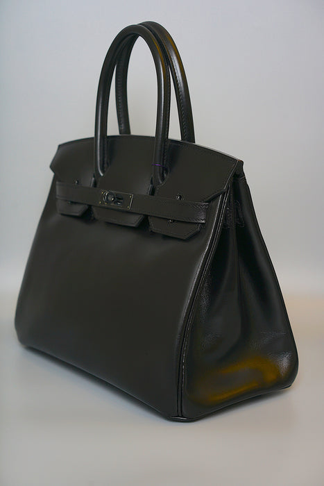 Hermes Birkin 30 in So Black Phw