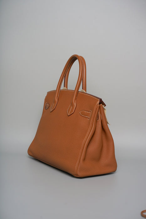 Hermes Birkin 30 in Gold Togo Ghw