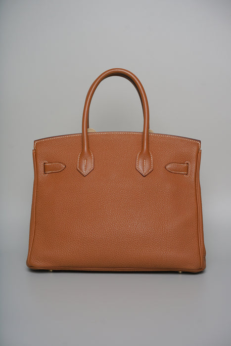Hermes Birkin 30 in Gold Togo Ghw