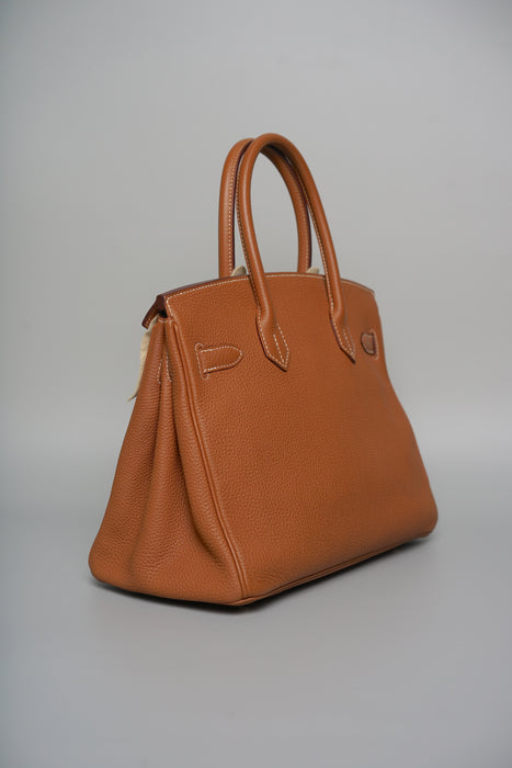 Hermes Birkin 30 in Gold Togo Ghw