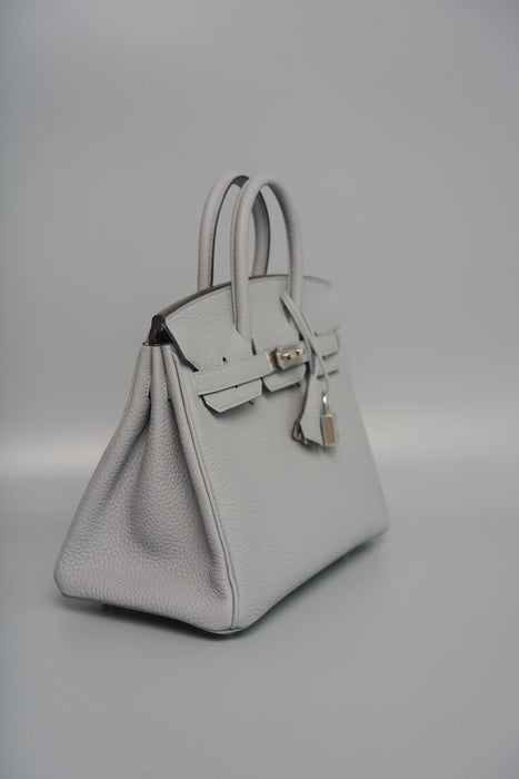 Hermes Birkin 25 in Gris Pantin Togo Phw (Brand New)