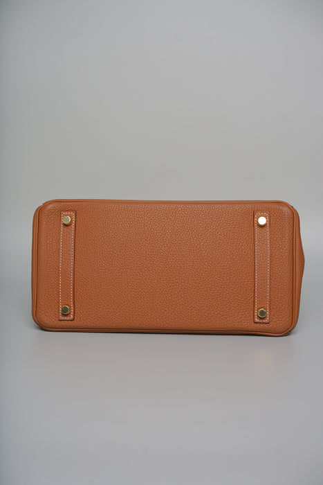 Hermes Birkin 30 in Gold Togo Ghw