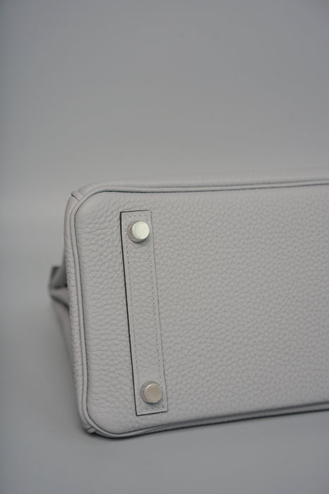 Hermes Birkin 25 in Gris Pantin Togo Phw (Brand New)