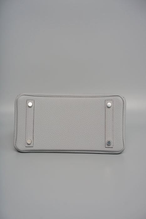 Hermes Birkin 25 in Gris Pantin Togo Phw (Brand New)