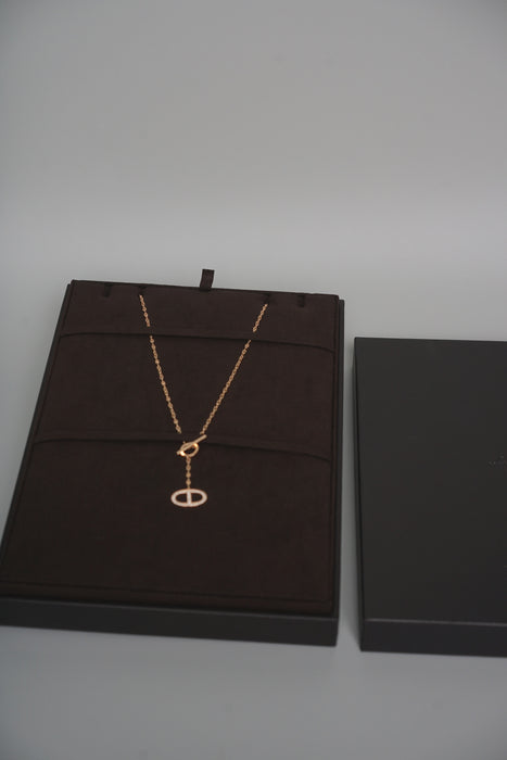 Hermes Chaine d'ancre Contour pendant, large model ST size (Brand New)