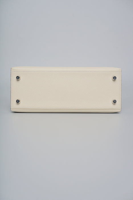 Hermes Kelly 25 in Craie Epsom Phw
