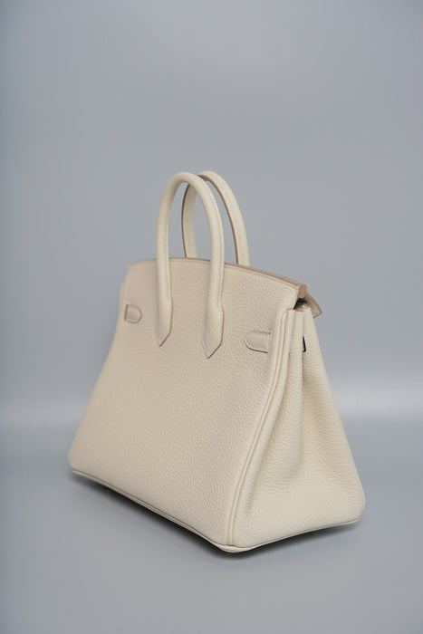 Hermes Birkin 25 in Craie Togo Ghw (Brand New)