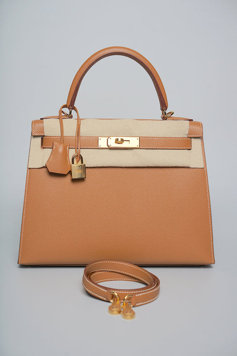Hermes Kelly II 28 Sellier in Gold Ghw (Brand New)