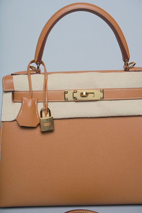 Hermes Kelly II 28 Sellier in Gold Ghw (Brand New)