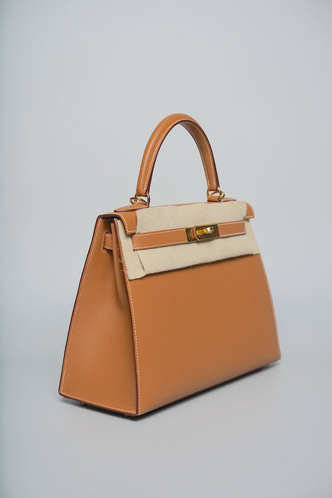Hermes Kelly II 28 Sellier in Gold Ghw (Brand New)