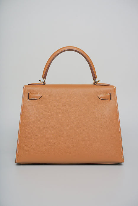 Hermes Kelly II 28 Sellier in Gold Ghw (Brand New)