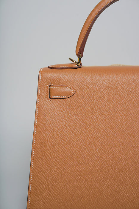 Hermes Kelly II 28 Sellier in Gold Ghw (Brand New)
