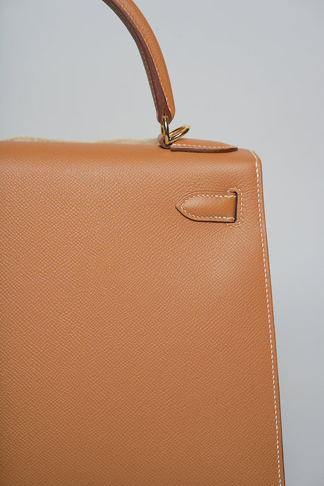 Hermes Kelly II 28 Sellier in Gold Ghw (Brand New)