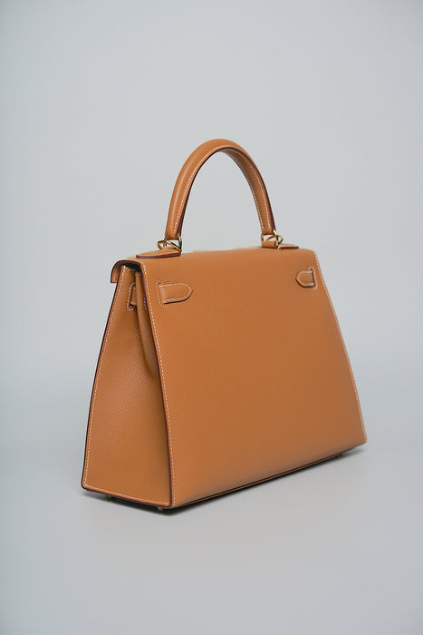 Hermes Kelly II 28 Sellier in Gold Ghw (Brand New)
