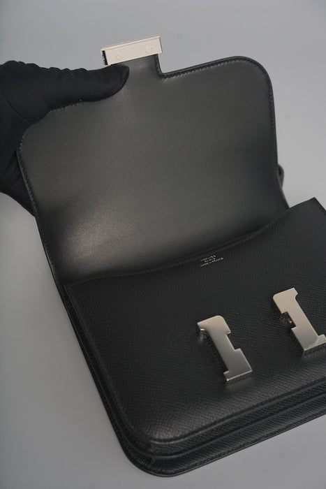 Hermes Constance 18 in Black Phw (Brand New)