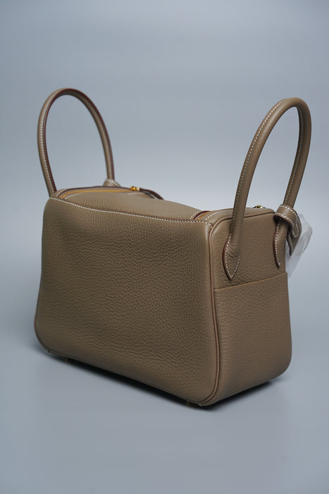 Hermes Lindy 26 in Etoupe Ghw (Brand New)