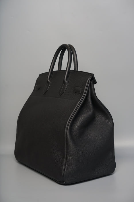 Hermes Birkin 40 HAC in Black Togo Phw