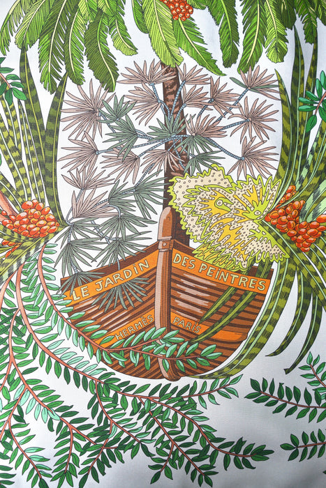 Hermes Le Jardin Des Peintres 90 x 90 Double Face Scarf (Brand New)