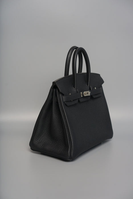 Hermes Birkin 25 in Black Togo Phw (Brand New)