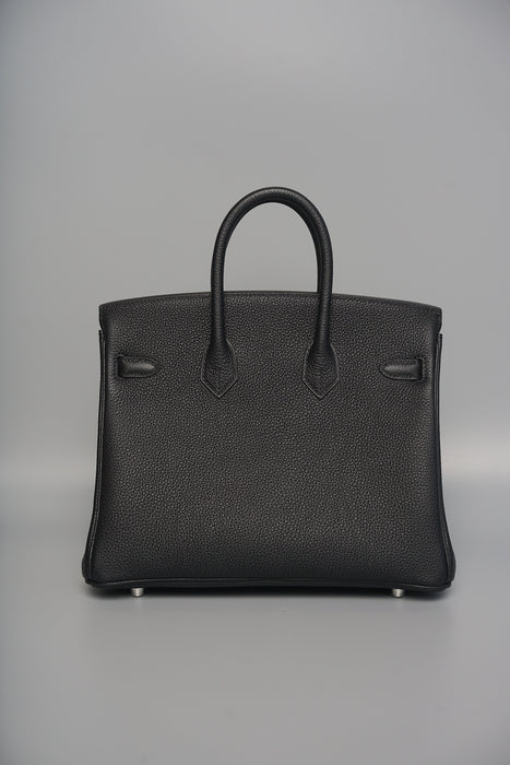 Hermes Birkin 25 in Black Togo Phw (Brand New)
