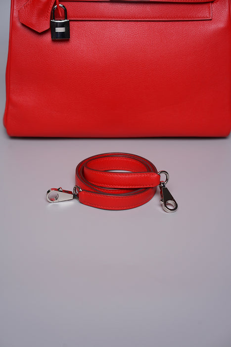 Hermes Kelly 28 Retourne in Rouge De Coeur Evercolor Phw