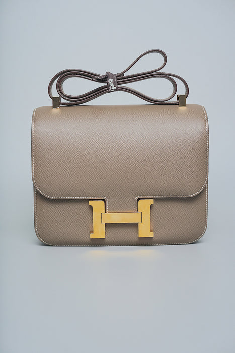 Hermes Constance 24 in Etoupe Epsom Ghw