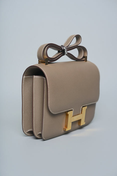 Hermes Constance 24 in Etoupe Epsom Ghw