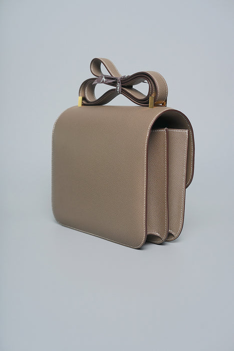 Hermes Constance 24 in Etoupe Epsom Ghw
