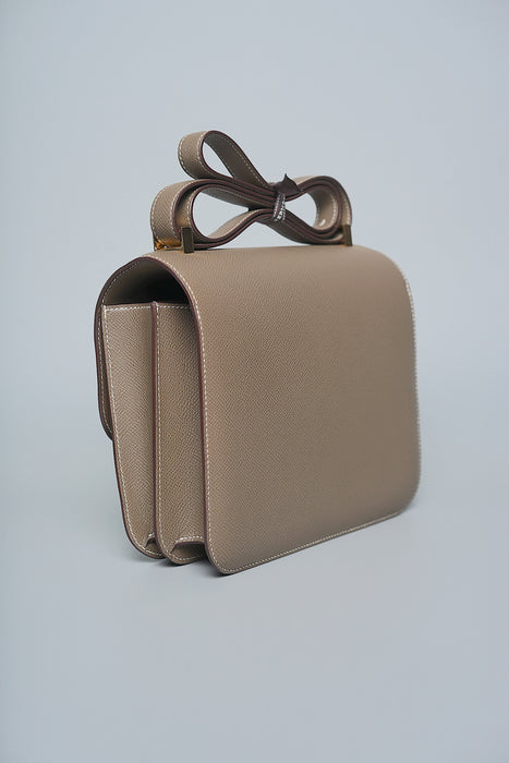 Hermes Constance 24 in Etoupe Epsom Ghw