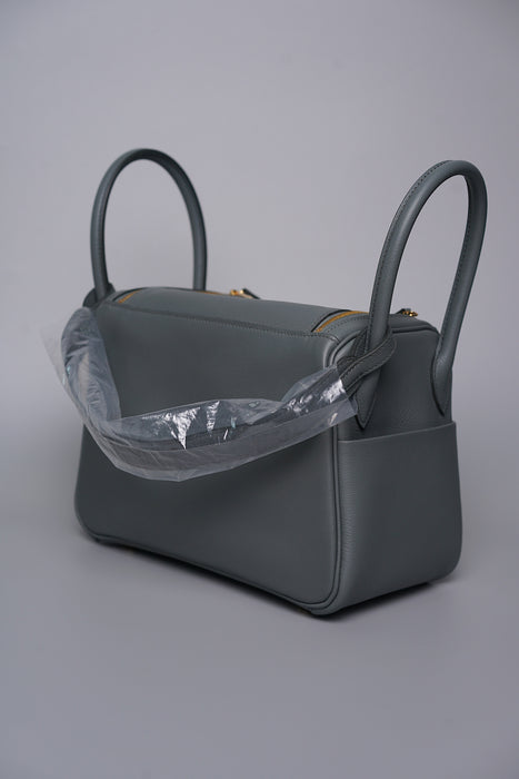 Hermes Lindy 26 in Vert Amande Evercolor Ghw (Brand New)