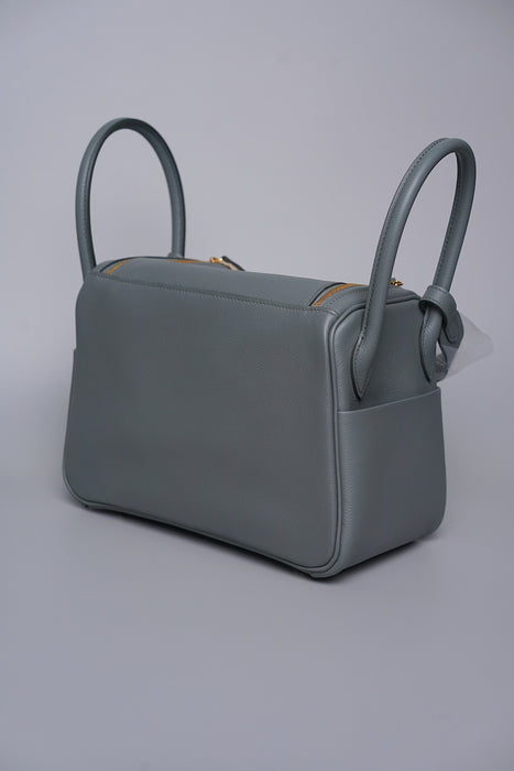 Hermes Lindy 26 in Vert Amande Evercolor Ghw (Brand New)