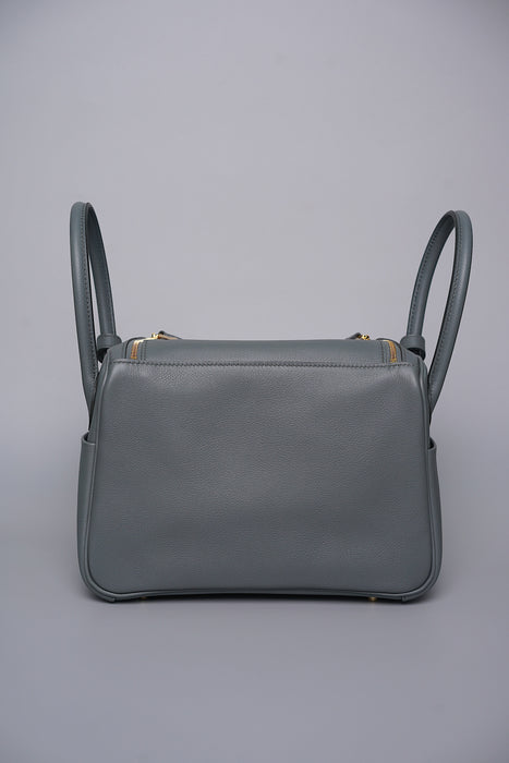 Hermes Lindy 26 in Vert Amande Evercolor Ghw (Brand New)