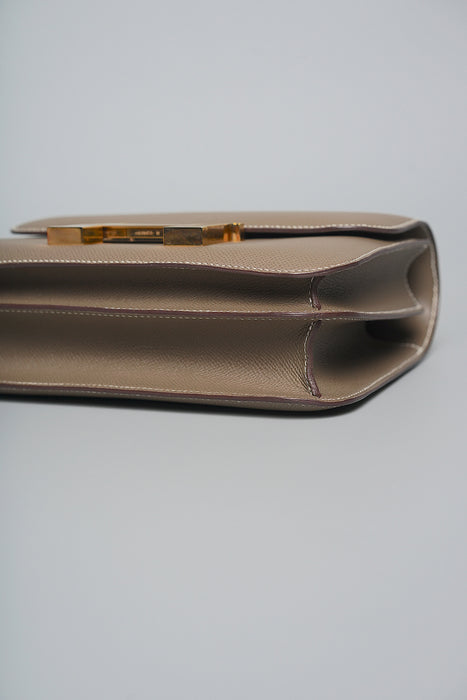 Hermes Constance 24 in Etoupe Epsom Ghw