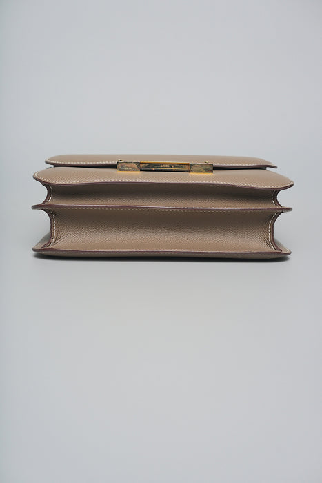 Hermes Constance 24 in Etoupe Epsom Ghw