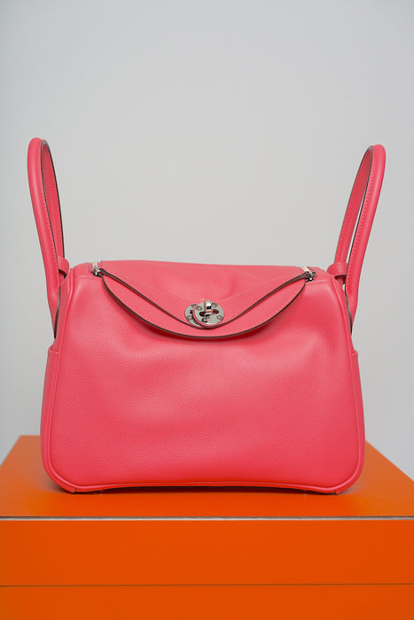 Hermes Lindy 26 in Azalea Evercolor Phw (Brand New)